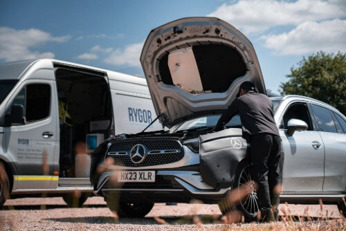 rygor mercedes benz mobile servicing with clear handovers